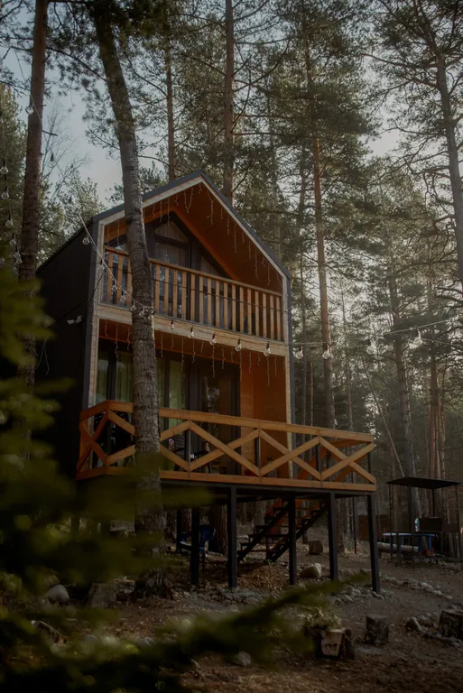 Коттедж Барнхаус с видом на горы и лес — Архыз