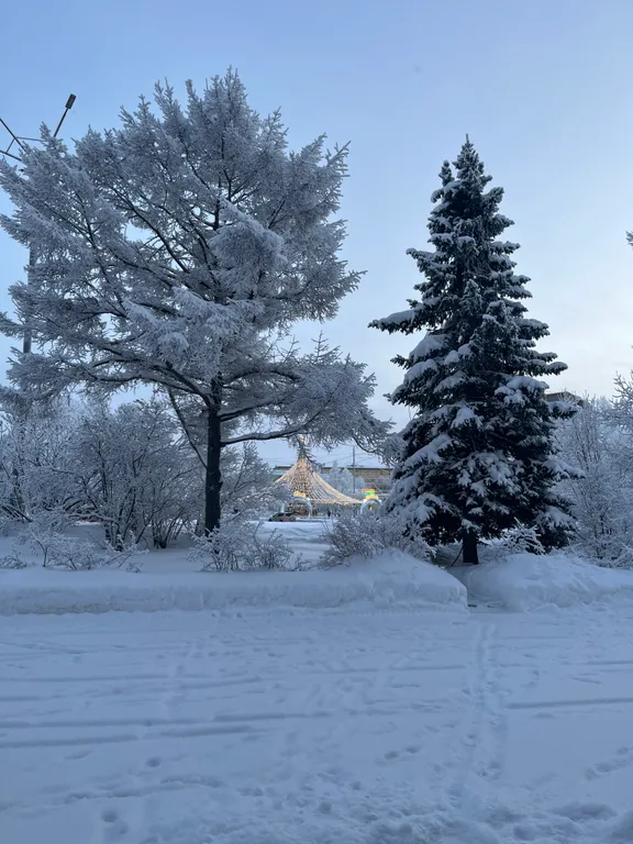 Квартира с видом на горы Хибины