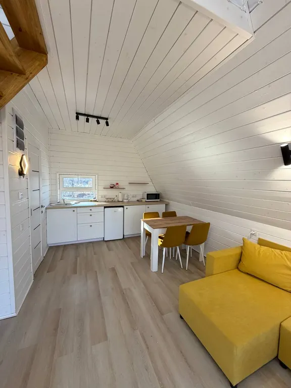 Дом A-Frame с купелью для Вашего уютного отдыха