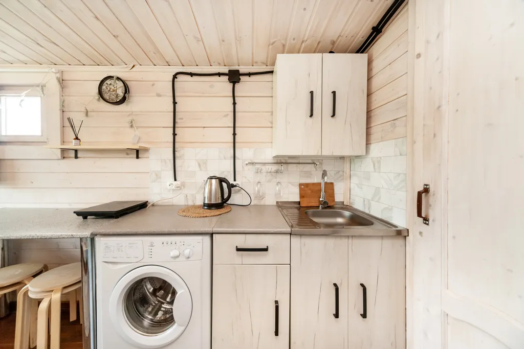 Домик на двоих с панорамным окном №4