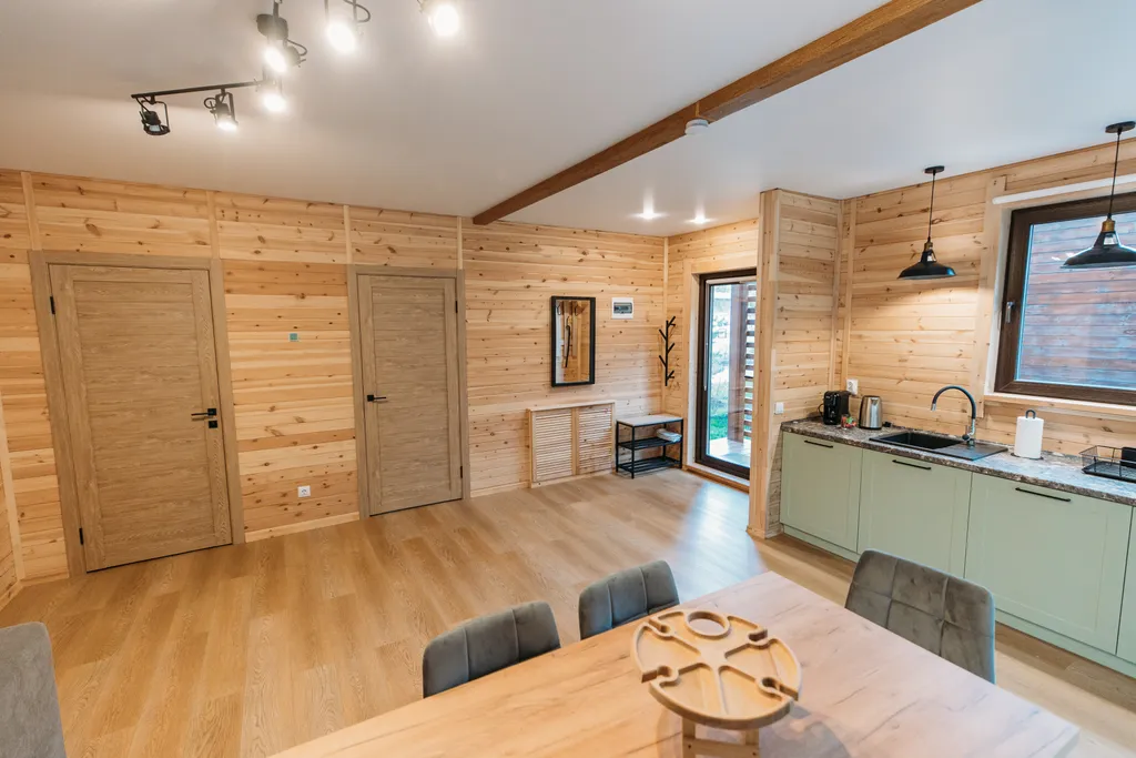 Дом люкс с 2 спальнями и камином