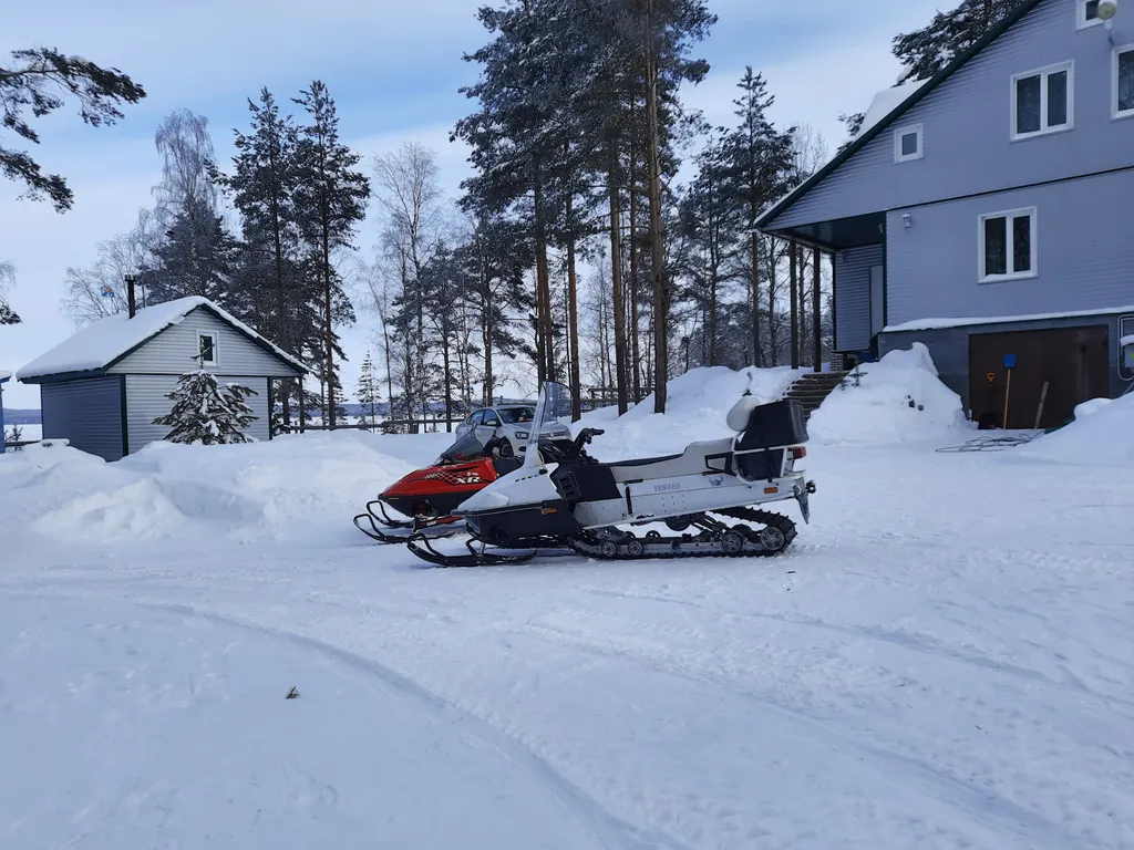 Дом на Сямозере у пляжа