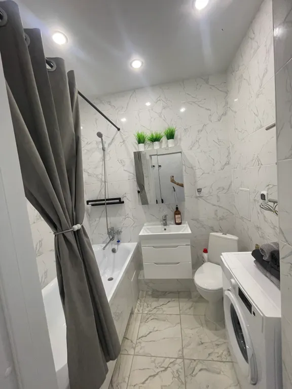 Квартира Квартира Уютная студия в комфортабельном микрорайоне Любимово — Краснодар