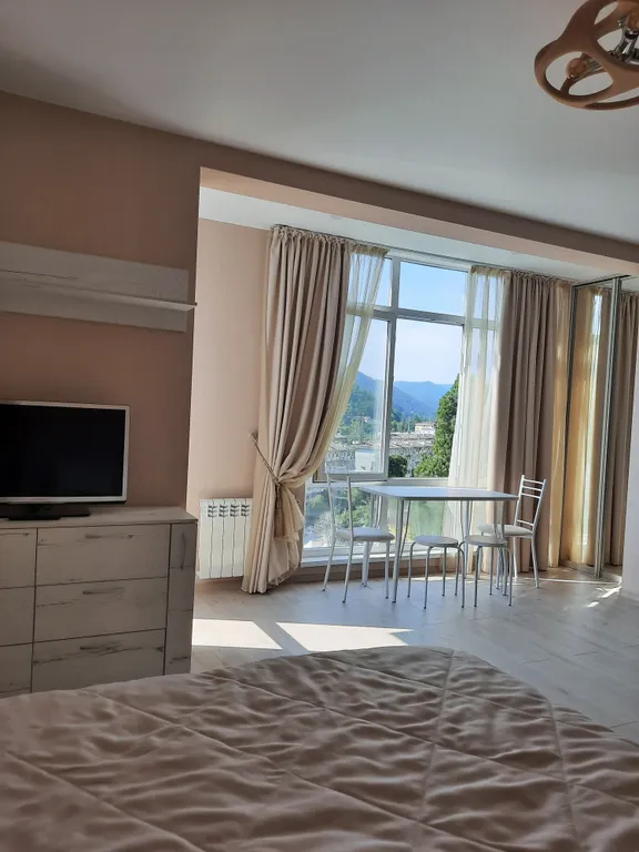 Уютная студия с красивым видом