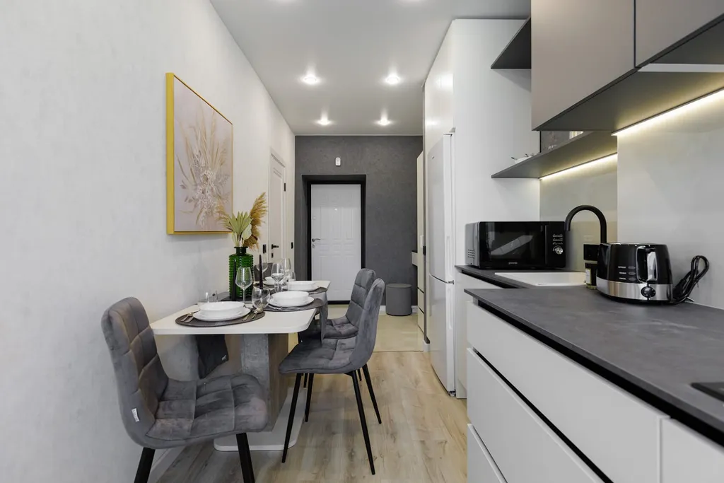 Уютная новая квартира для семьи 2, 3 человека