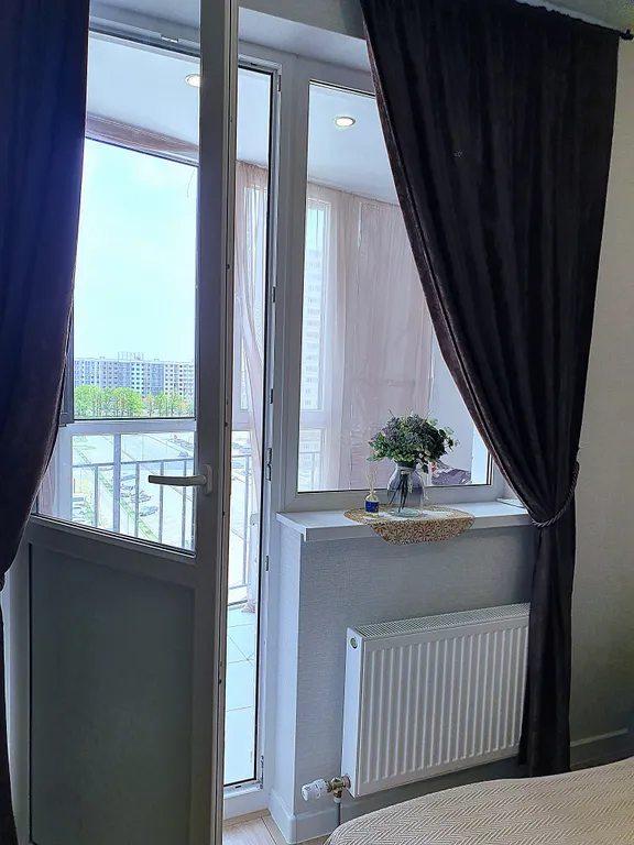 Уютная новая студия с панорамным видом