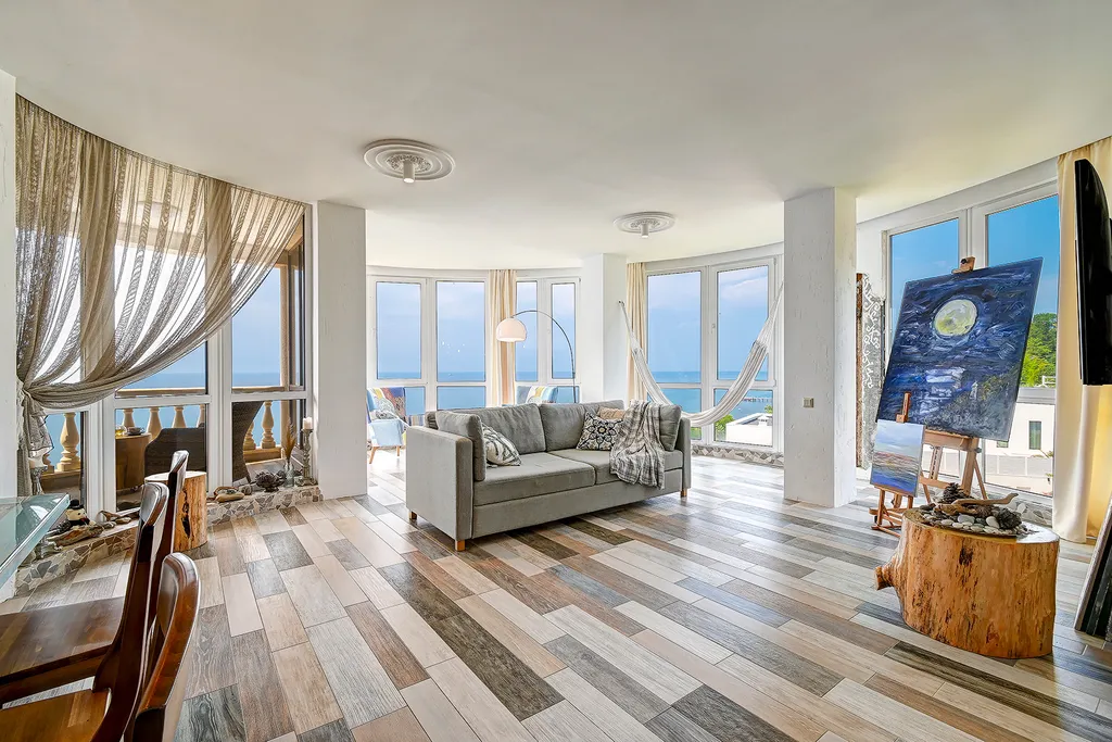 Евро 3-комнатная квартира дизайнера в 100 м от моря Я на Море