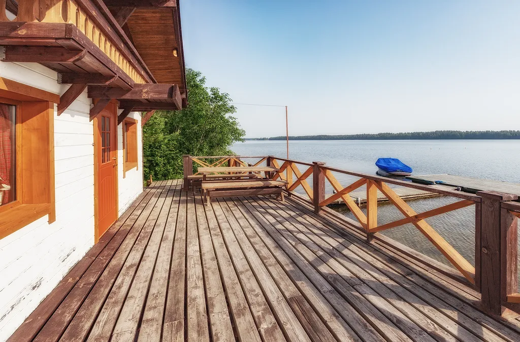 Коттедж Гостевой дом и баня на озере — Верховье