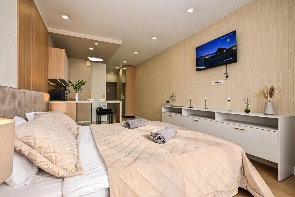 Квартира Апартаменты дизайн рядом с Кристалл арена в центре взлетки — Красноярск