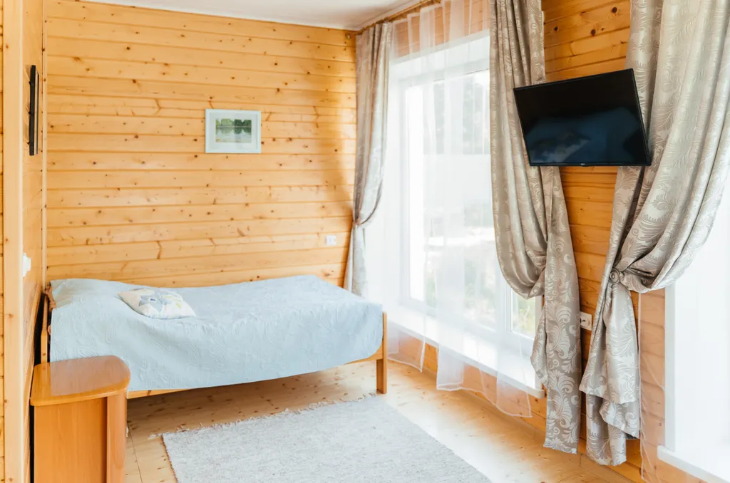 Дом на Сямозере у пляжа