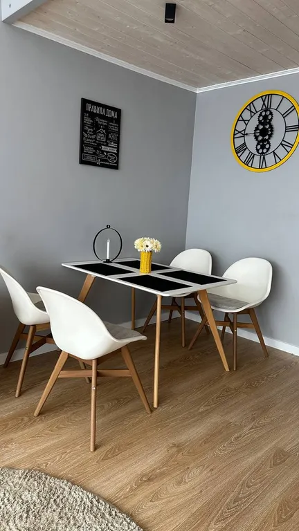 Дом в стиле БарнХаус с тёплым бассейном