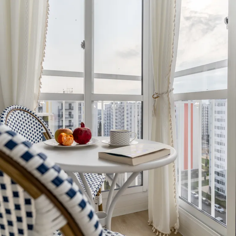 Квартира на видовом этаже с просторным балконом