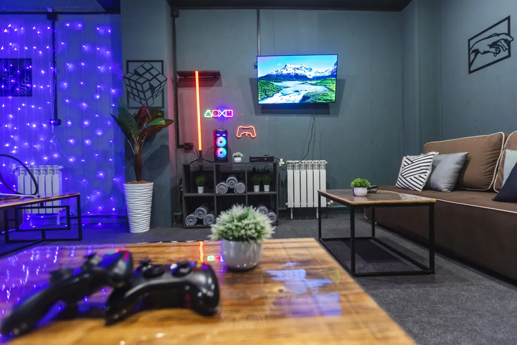 Квартира в стиле Лофт для вечеринки с караоке и x-box