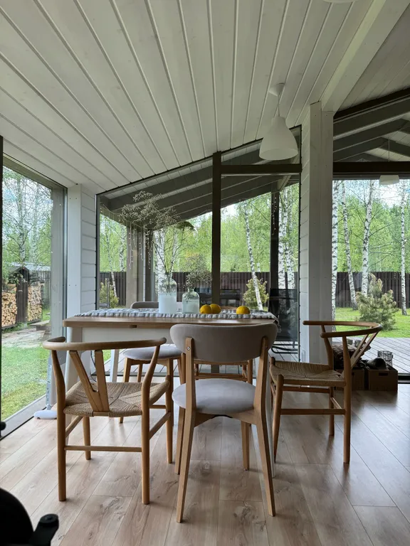 Коттедж Панорамный дом с сауной и чаном у заповедника — Семеновское