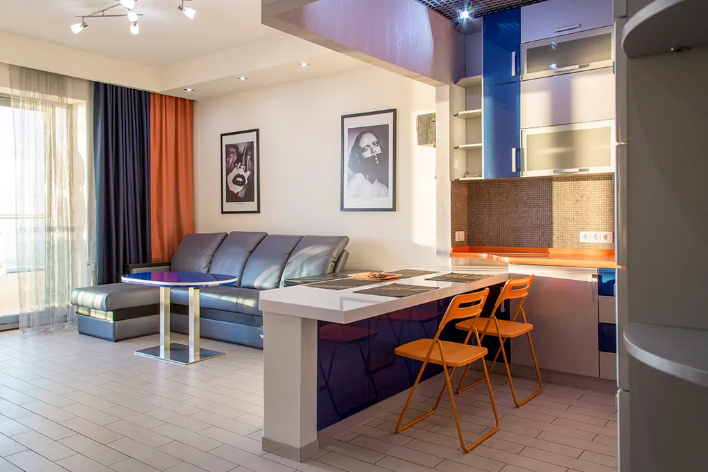 Квартира с прекрасным видом на море в ЖК Идеал Хаус — аренда посуточно в Сочи