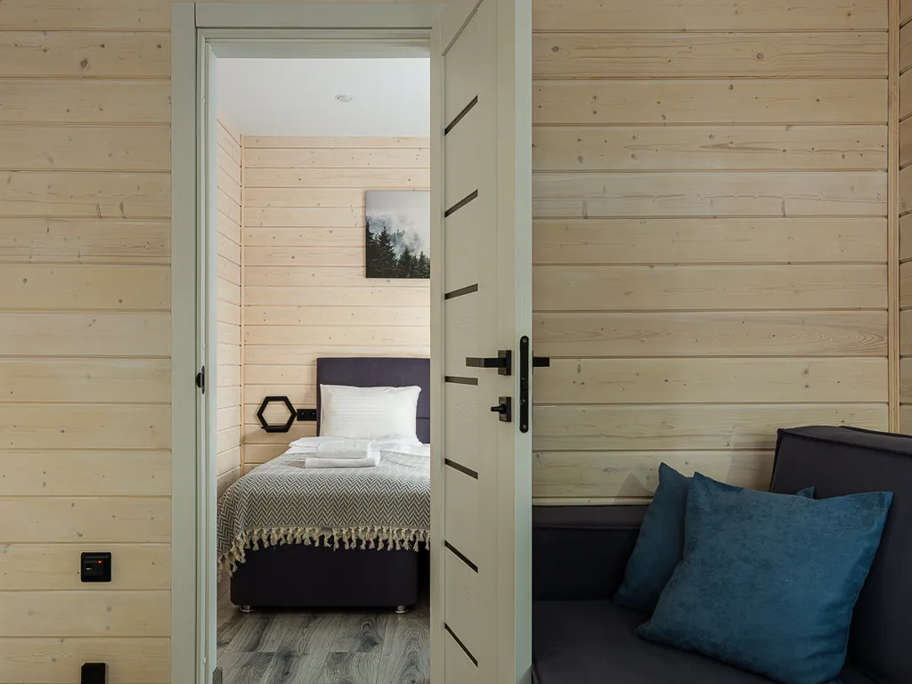 Уютный дом Шишкин Плейс в лесу с чаном и баней