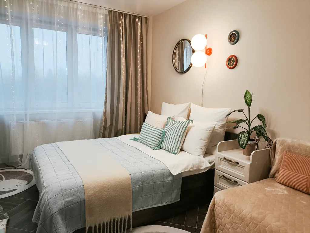 Стильная квартира в новом ЖК для 8