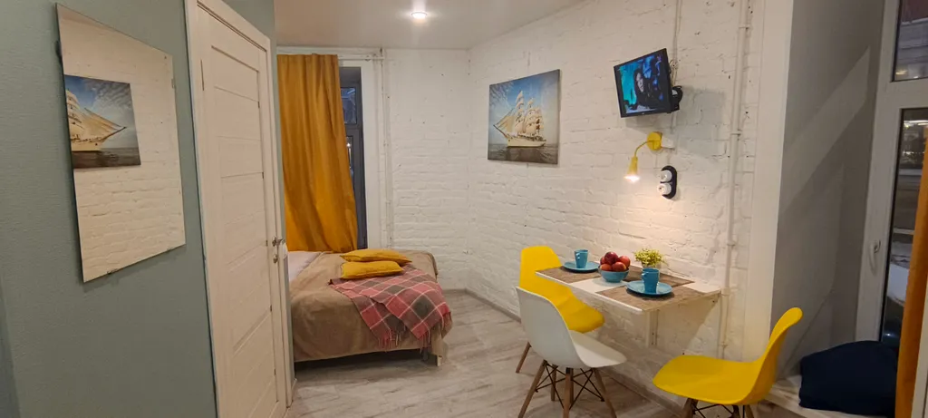 Квартира Уютная квартира-студия в центре Санкт-Петербурга с бесплатной парковко — Санкт-Петербург