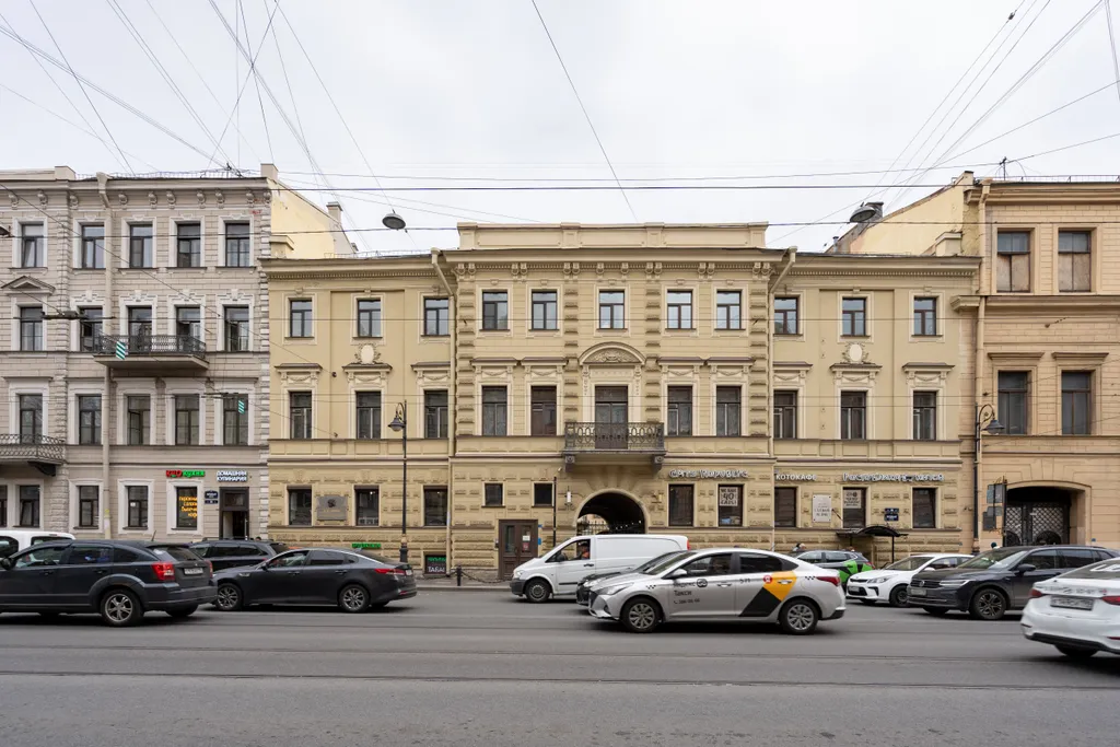 Квартира Квартира Студия для двоих с кухней с видом во двор у Невского проспекта — Санкт-Петербург