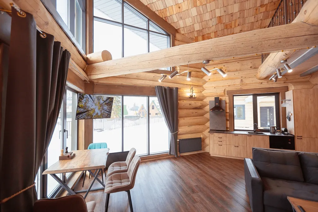 Коттедж Роскошные шале с лучшим видом на горы — аренда посуточно в Шерегеш