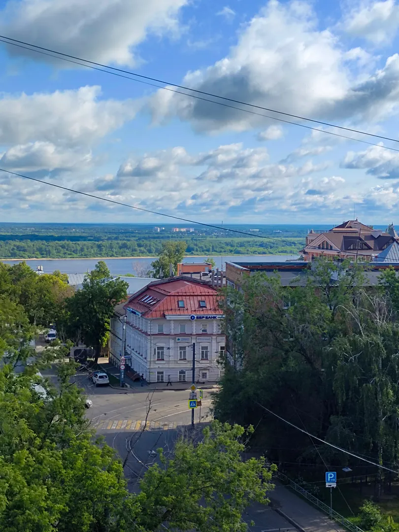 Вид из окна на р.Волгу