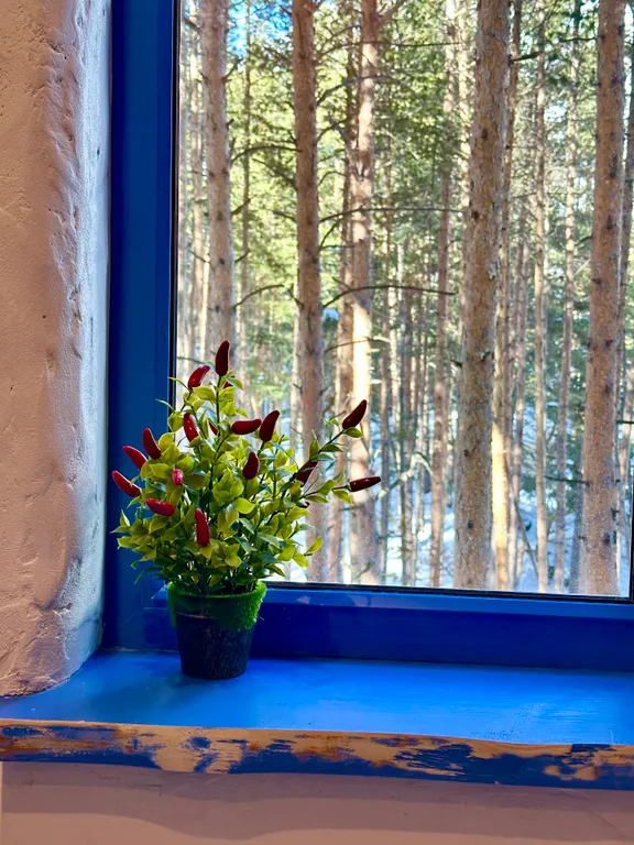 Санторини в горах