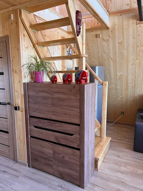 Уютный дом в стиле A-frame