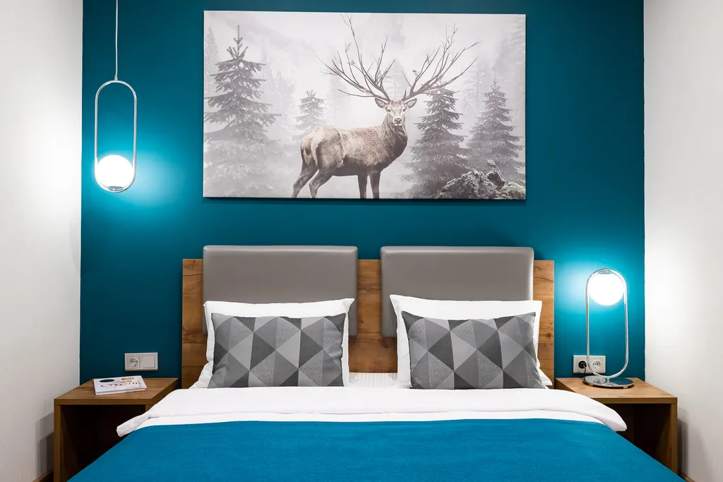 Свежие современные апартаменты Скандинавия