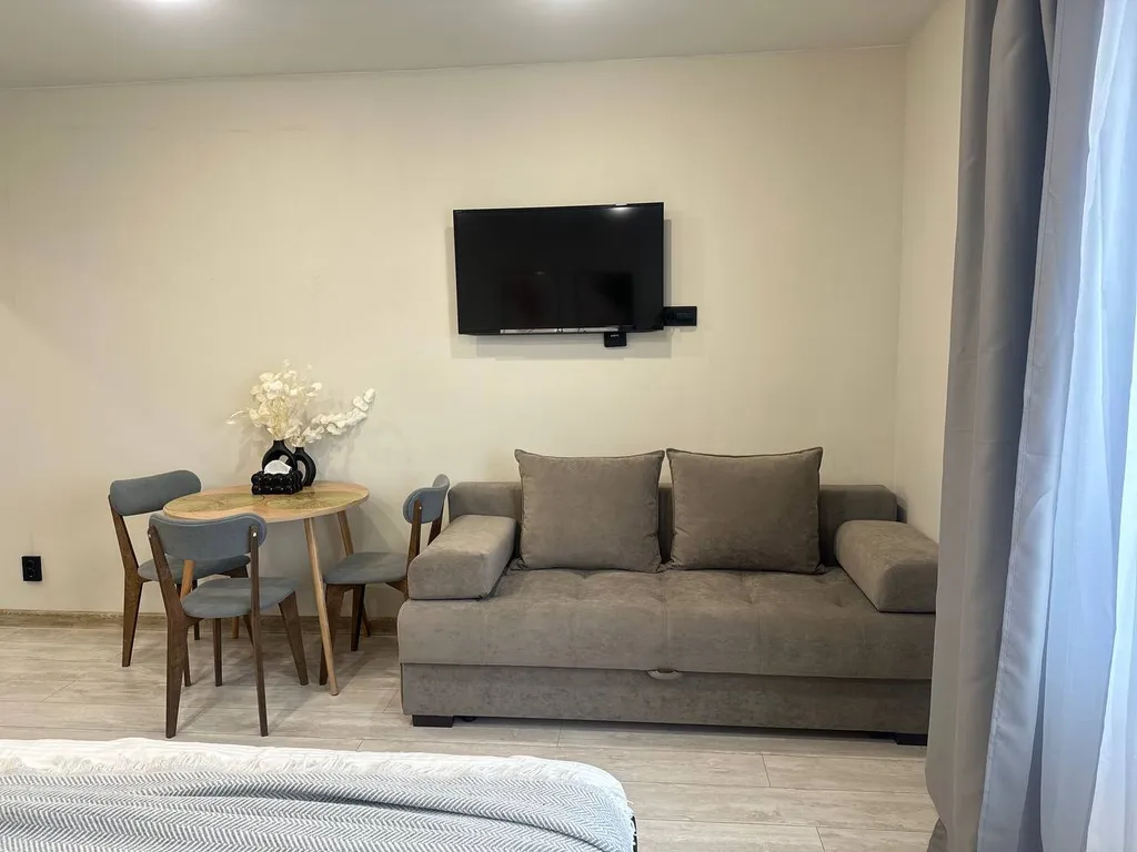 Уютная студия в центре, с видом на реку