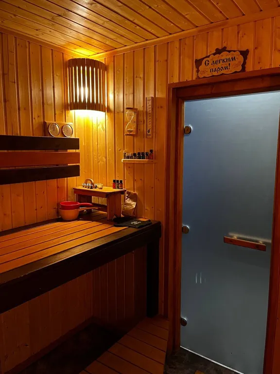 Дом баня с бассейном