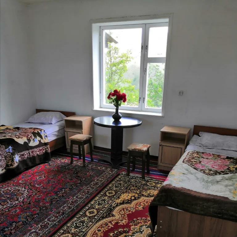 Уютная комната с видом на горы