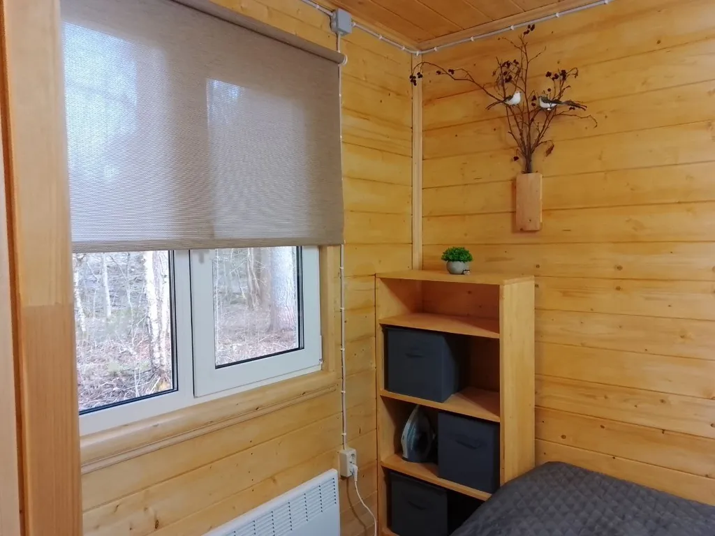 Уютный домик mikkola с видом на лес в Карелии