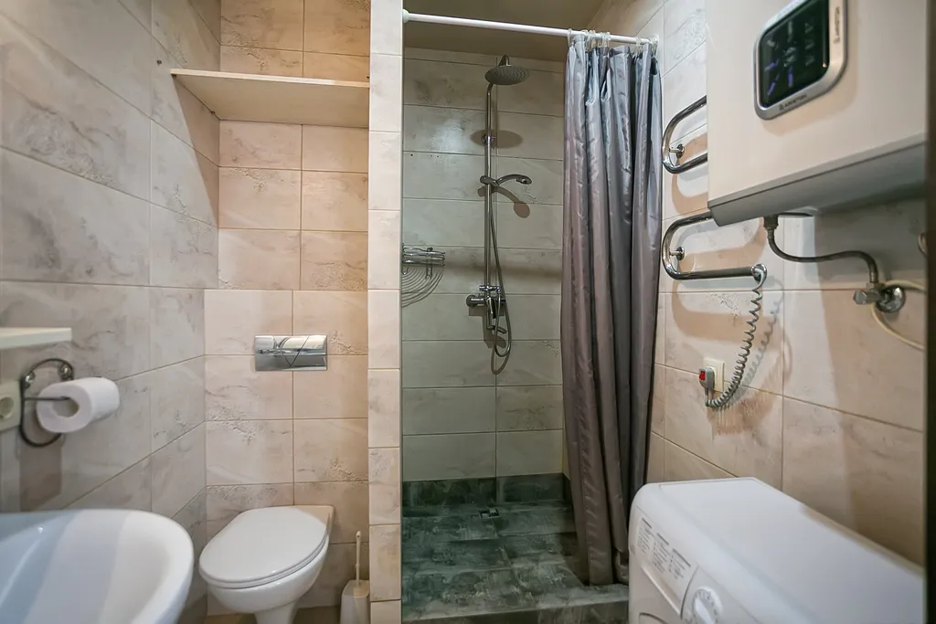 Стильная квартира-студия с  красивым видом на море в Мисхоре