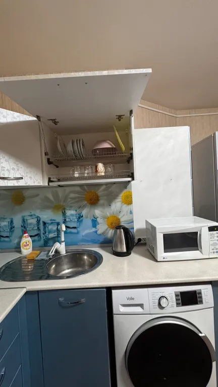 Уютная квартира-студия в новом доме у реки