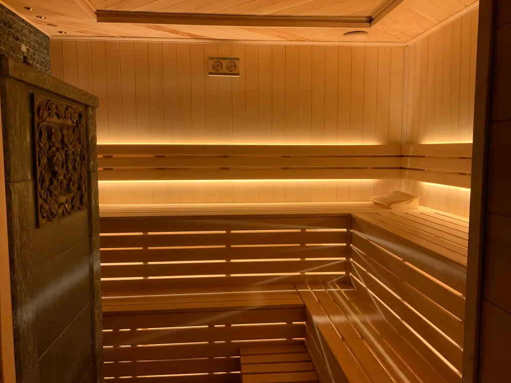 Дом-баня в деревенском стиле