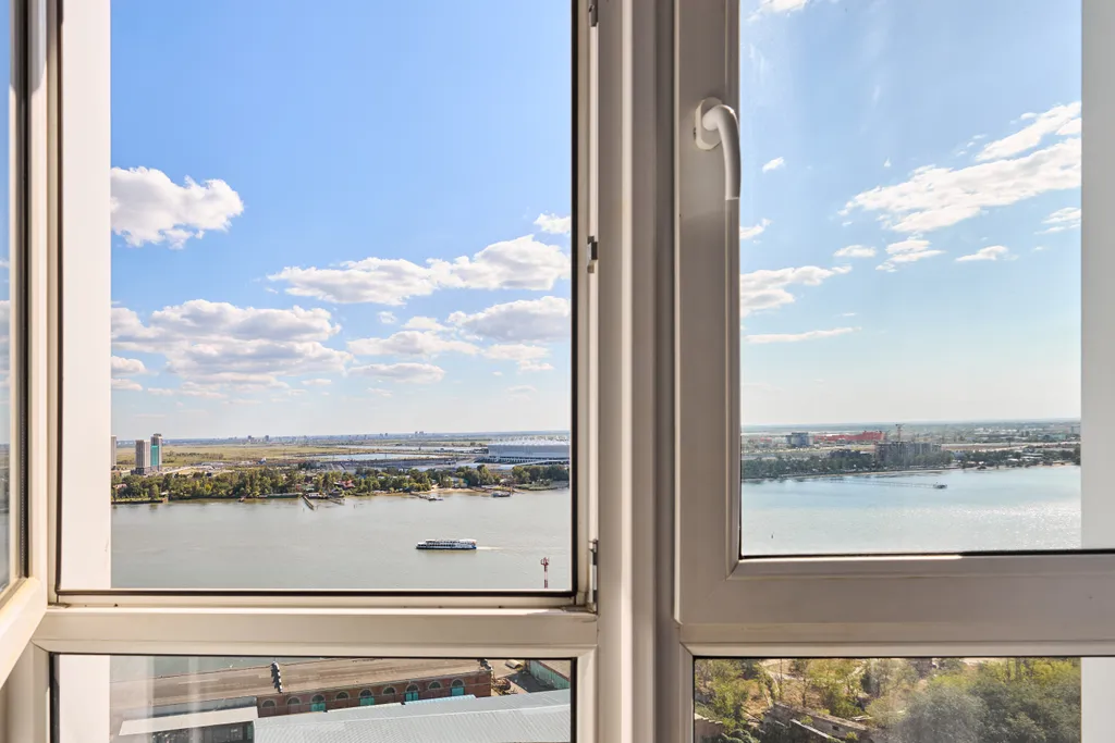 Шикарная студия с прекрасным видом на дон, с 25 этажа, для романтика