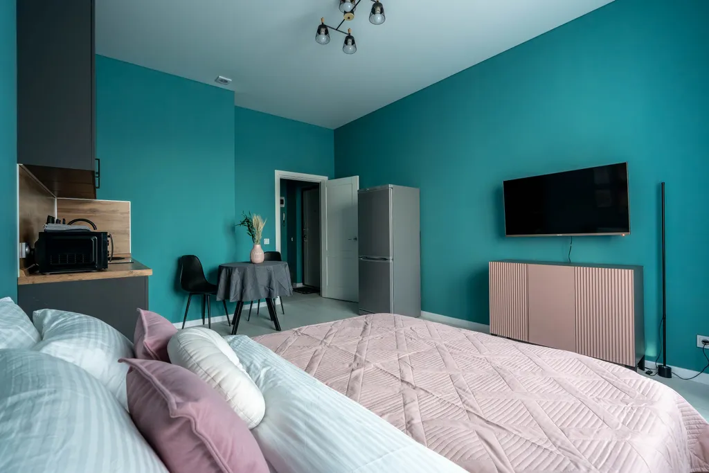 Квартира Квартира Яркая студия — Санкт-Петербург