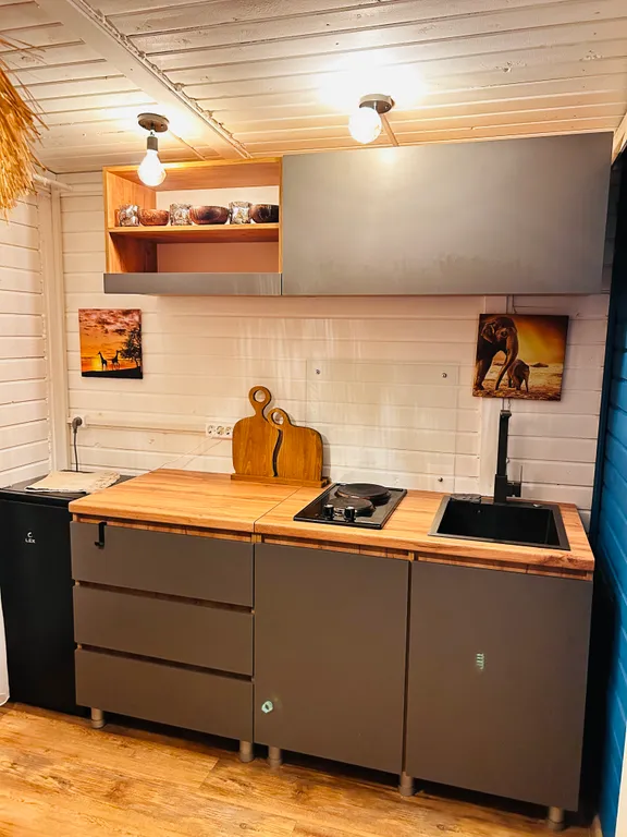 Африканский бунгало с банным чаном