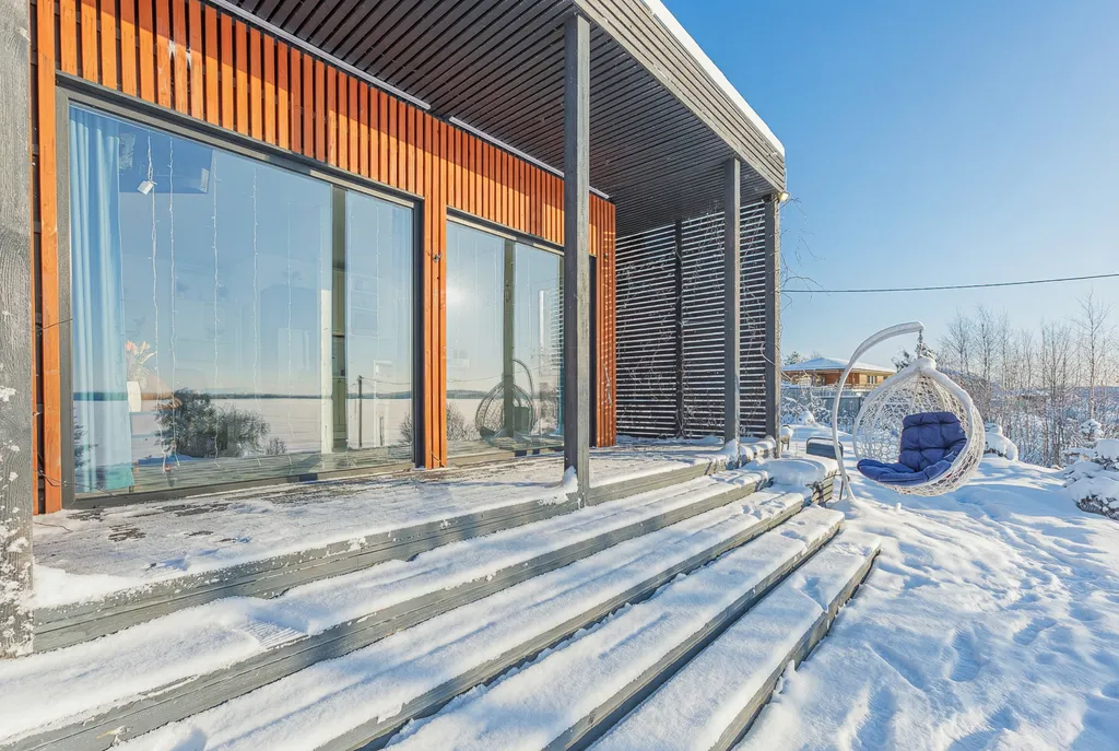 Коттедж Студия с панорамными окнами с видом на озеро — аренда посуточно в Сяпся