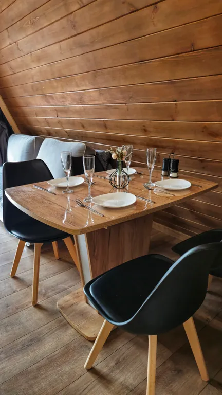 Коттедж Коттедж Шале с 1 спальней, кухня-гостиная с диваном и ванной комнатой — Мезмай