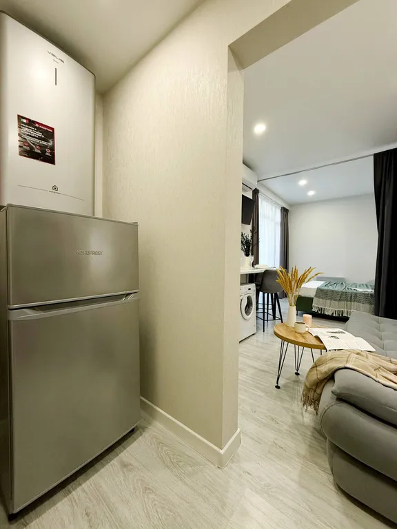 Апартаменты с балконом, 3 минуты до пляжа