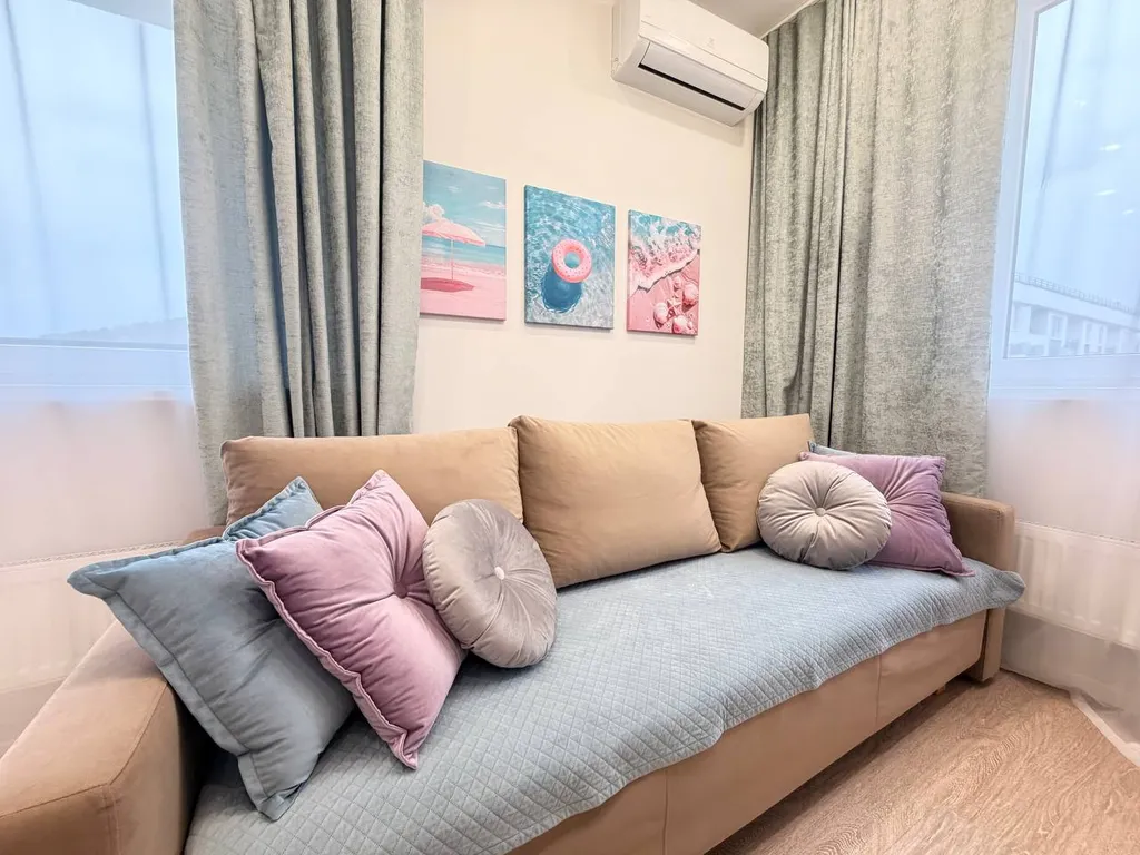 Квартира Квартира с балконом и видом на олимпийский парк — Сириус