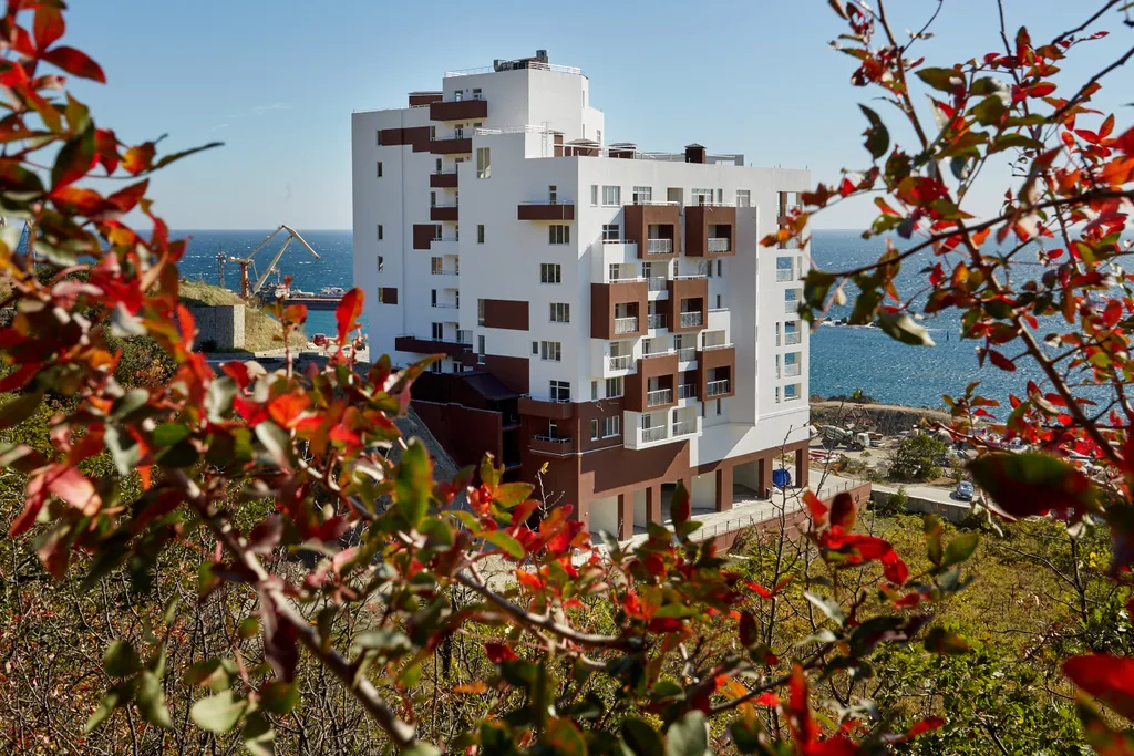 Уютная студия с прямым видом на море