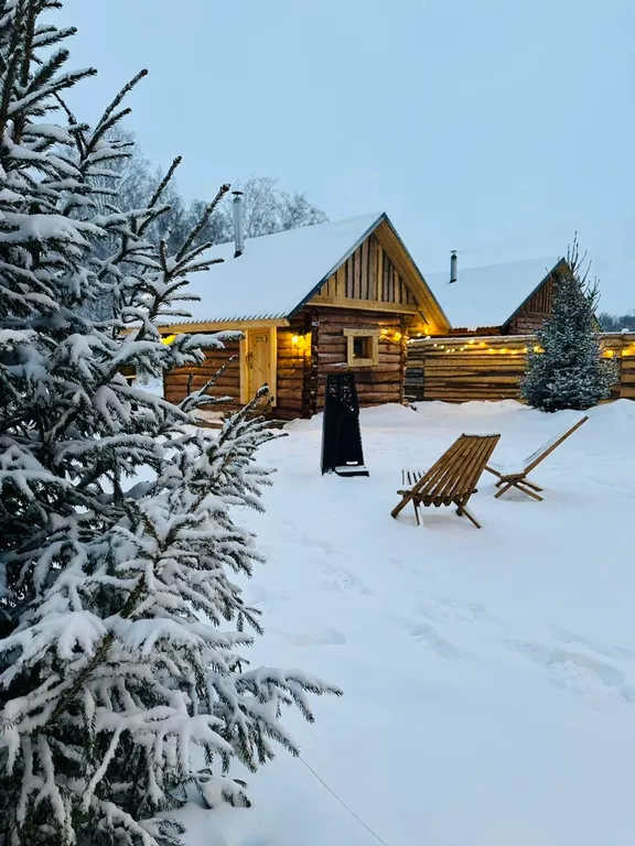 Уютный дом в лесу