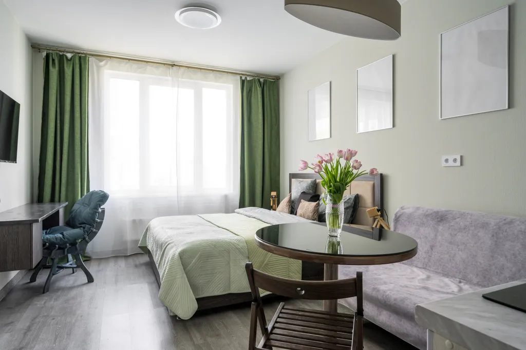 Квартира Квартира Студия в 2 минутах от метро Купчино — Санкт-Петербург