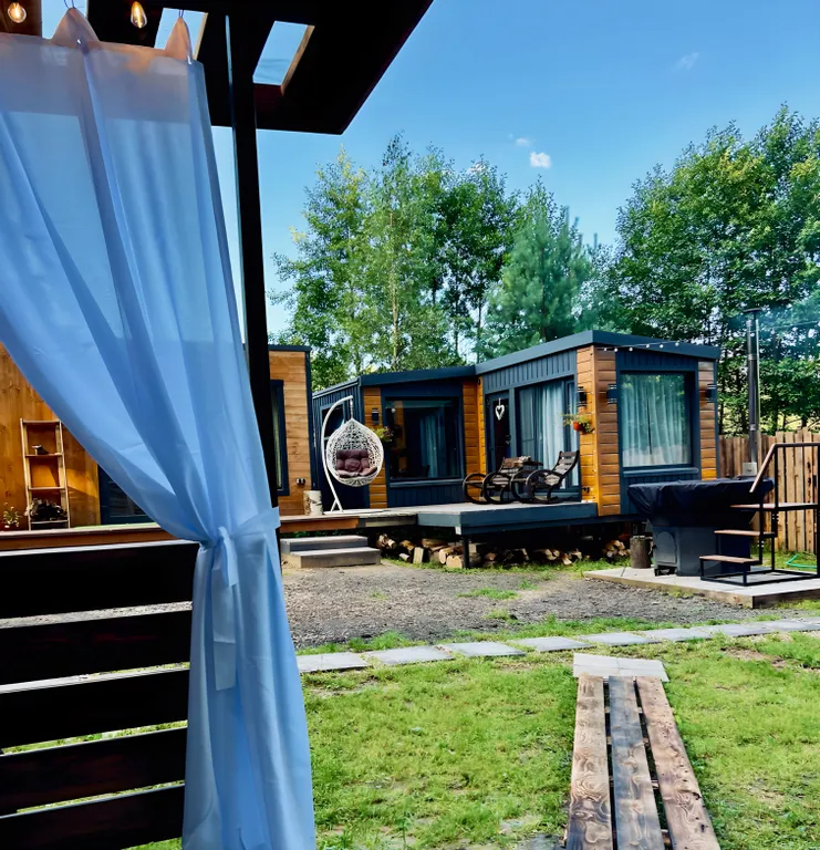 Уютный лесной домик с баней — отдых мечты