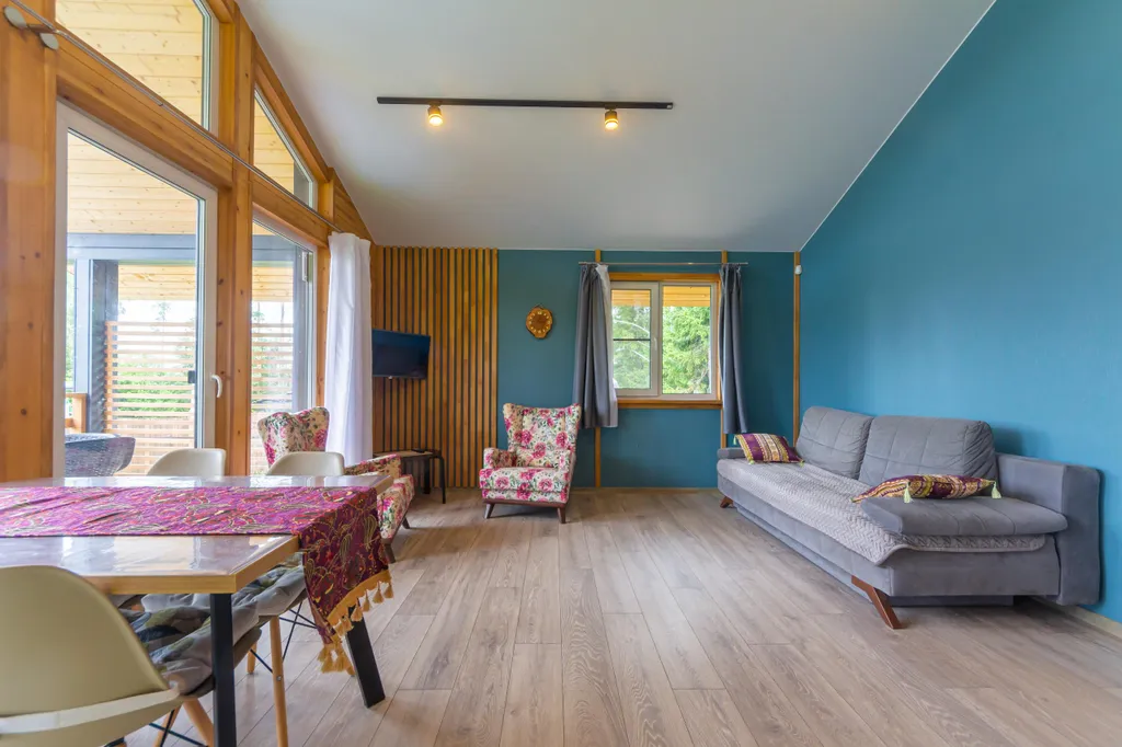 Коттедж Новый коттедж с сауной в сосновом лесу — Санкт-Петербург