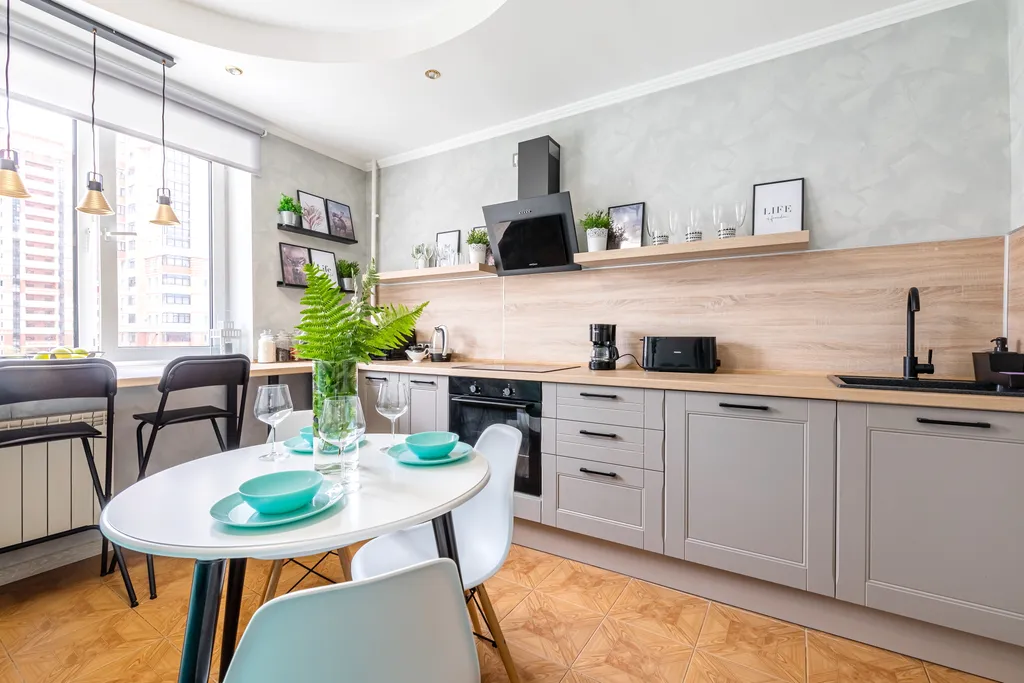 Уютная большая квартира с балконом для приятных вечеров