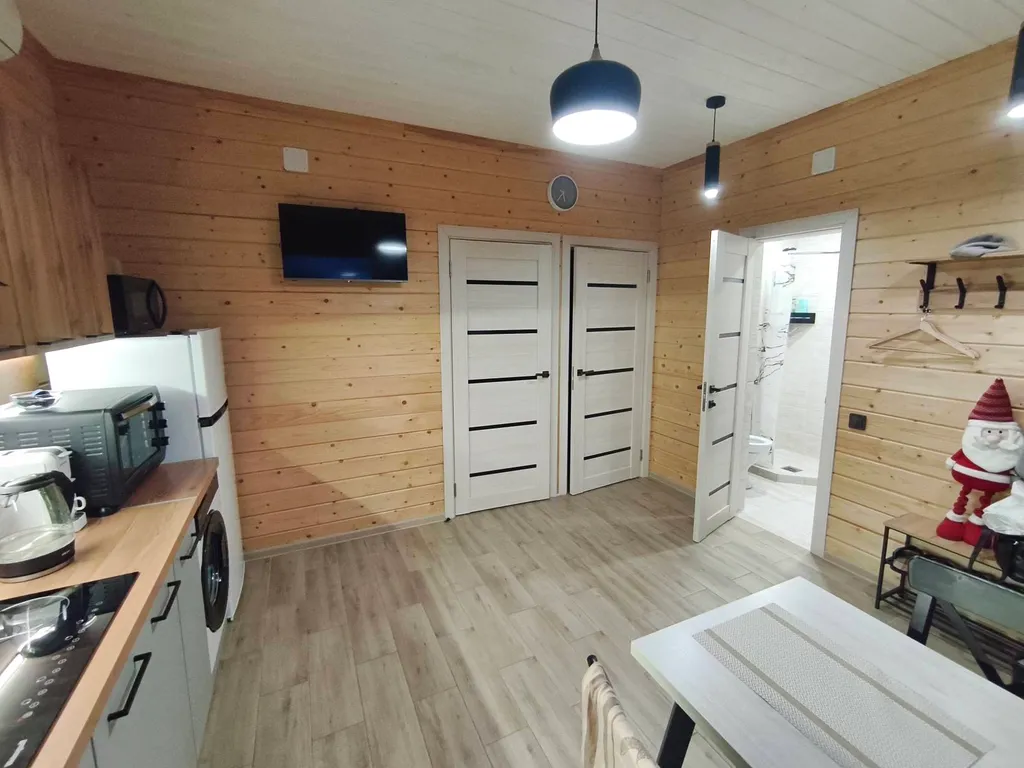 Дом с сауной и барбекю