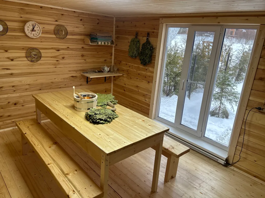 Семейный афрейм с баней